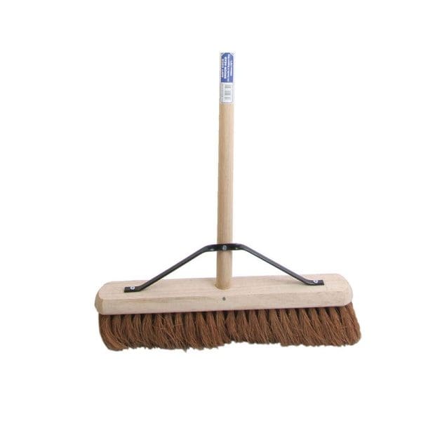 Broom Soft Coco 450mm (18in) + Handle & Stay