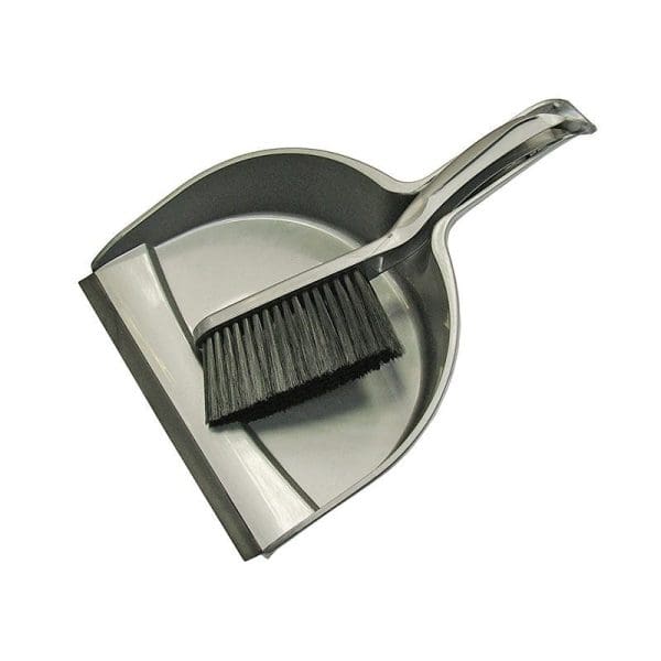 Plastic Dustpan and Brush Set