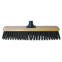 Black PVC Platform Broom Head 450mm (18in) Threaded Socket