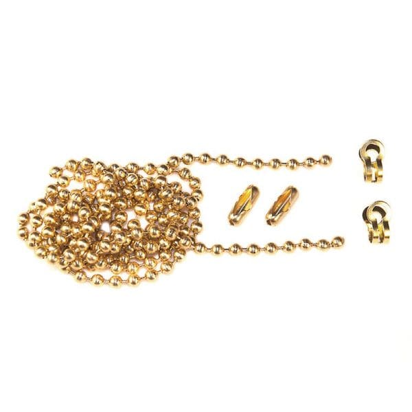 Brass Ball Chain Kit Polished Brass 1m