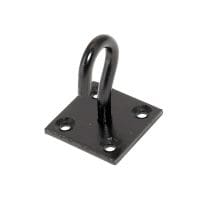 Hook On Plate - Black Japanned