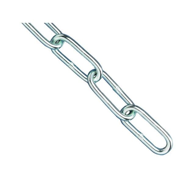 Zinc Plated Chain 4mm x 2.5m - Max. Load 120kg