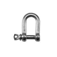 D-Shackle Zinc Plated 6mm (Pack 4)