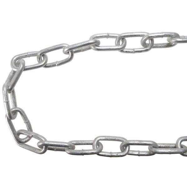 Galvanised Chain Link 8mm x 10m Reel - Max. Load 450kg