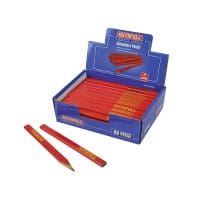 Carpenter's Pencils - Red / Medium (Display 80)
