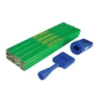 Carpenter's Pencil Kit Green / Hard (Pack 12)