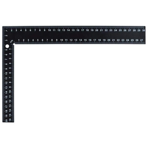 Black Steel Roofing Square 200 x 300mm (8 x 12in)