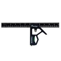 Prestige Combination Square Black Aluminium 300mm (12in)