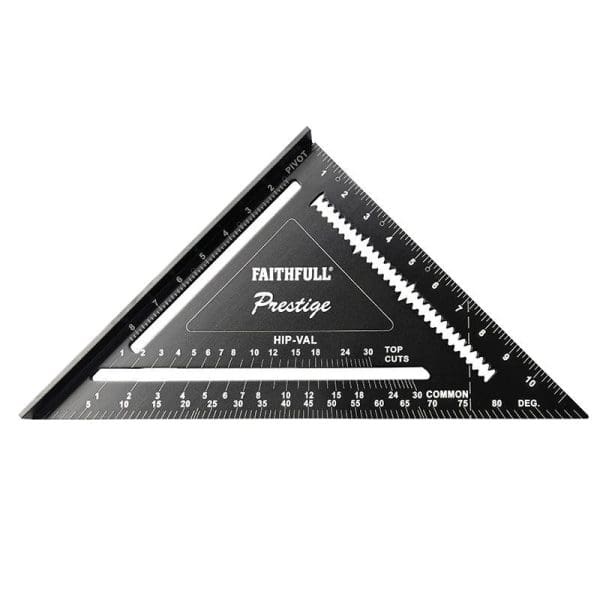Prestige Quick Square Black Aluminium 300mm (12in)