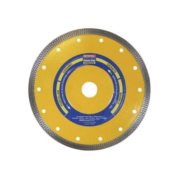 Porcelain Diamond Blade 200 x 25.4mm