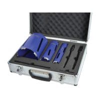 Diamond Core Drill Kit and Case Set of 7