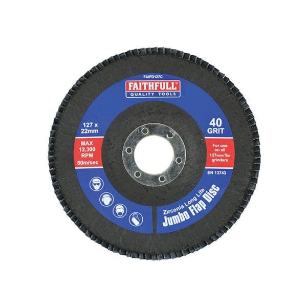 Abrasive Jumbo Flap Disc 127mm Coarse