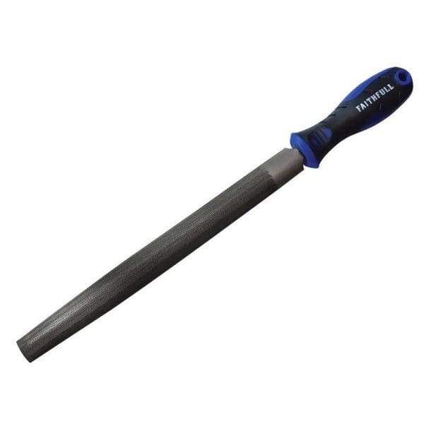 Handled Half-Round Second Cut Engineers File 250mm (10in)