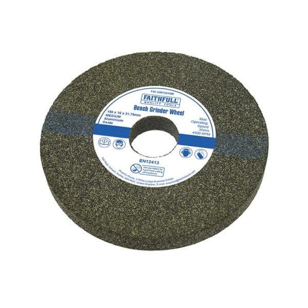 General Purpose Grinding Wheel 150 x 16mm Medium Alox