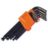 Ball End Long Arm Hexagon Key Set, 13 Piece (1.3-10mm)