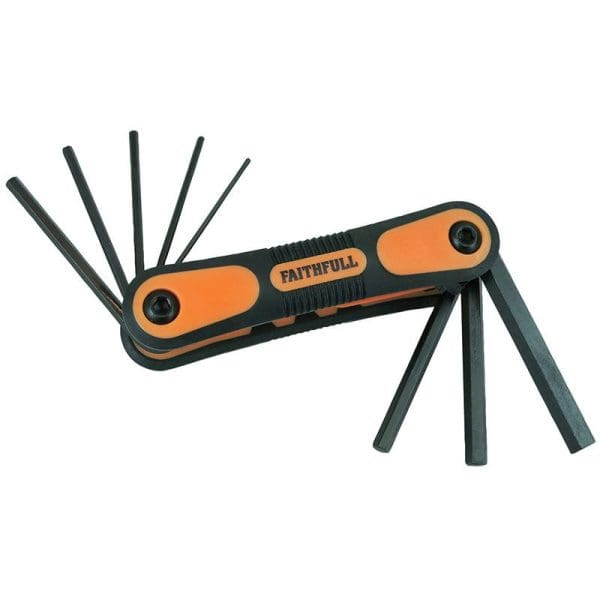 Folding Hexagon Key Set, 8 Piece (1.5-8mm)