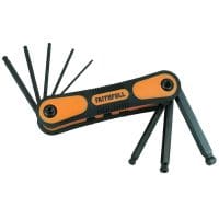 Folding Ball End Hexagon Key Set, 8 Piece (1.5-8mm)