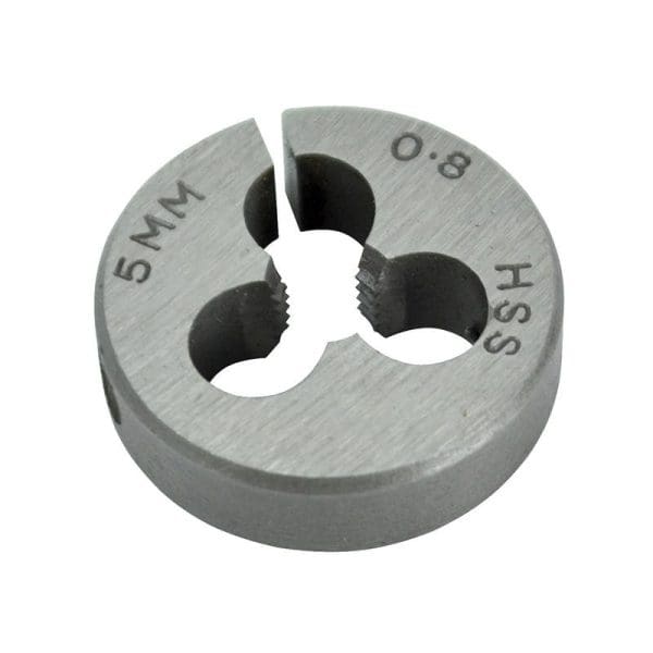 HSS Straight Flute Split Die M5 x 0.8,, 13/16in OD