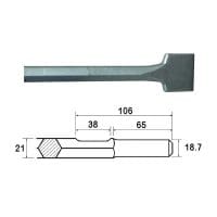 Kango Shank Straight Scaling Chisel 75 x 300mm
