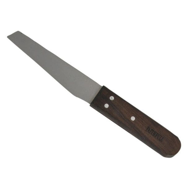 Shoe Knife 112mm (4.3/8in) - Hardwood Handle