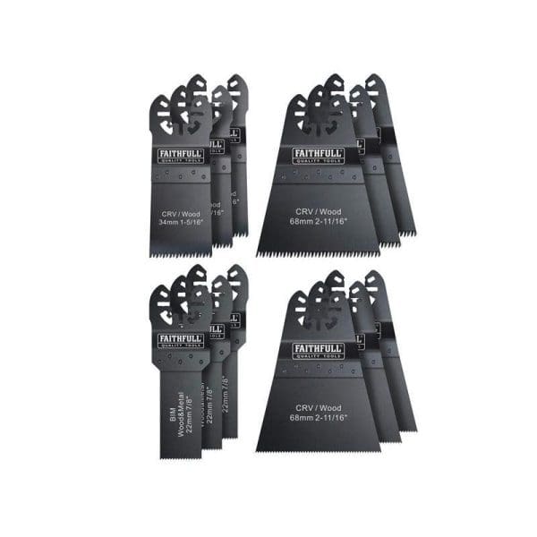 Multi-Function Tool Blade Set, 12 Piece