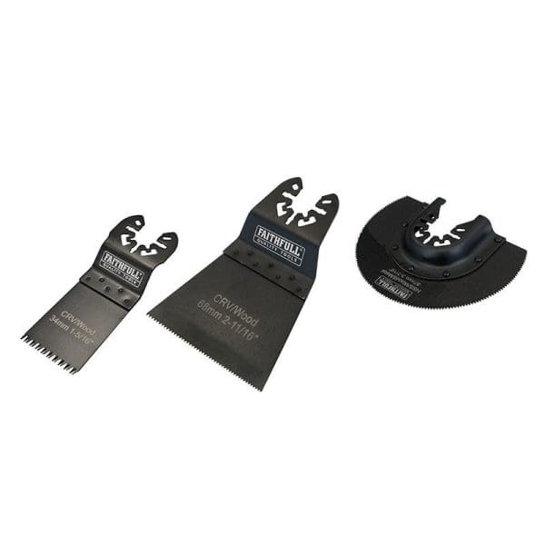 Multi-Function Tool Blade Set, 3 Piece