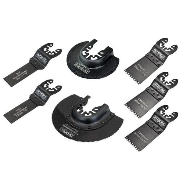 Multi-Function Tool Blade Set, 7 Piece