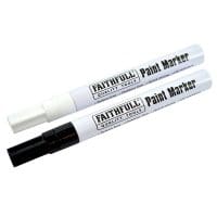 Paint Marker Pen Black and White (Pack 2)