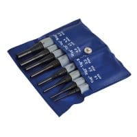 Round Head Parallel Pin Punch Set, 8 Piece