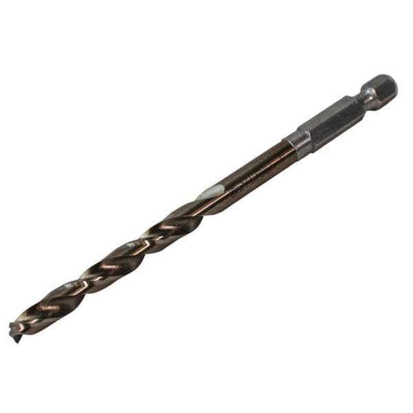 HSSE M35 Cobalt Quick-Change Impact Drill Bit 6.0mm OL:109mm WL:57mm