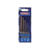 HSSE M35 Cobalt Quick-Change Impact Drill Bit Set, 5 Piece