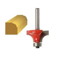 Router Bit TCT 9.5mm Rounding Over 1/4in Shank