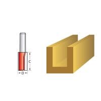 Router Bit TCT Two Flute 12.7 x 25mm 1/4in Shank
