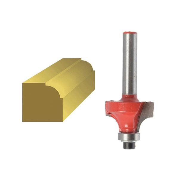 Router Bit TCT Ovolo 13.3mm 1/4in Shank