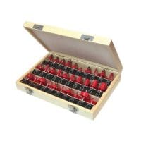 1/4in TCT Router Bit Set, 30 Piece