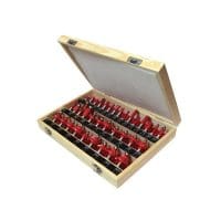 1/2in TCT Router Bit Set, 35 Piece