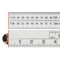 Folding Rule White ABS Plastic 1m / 39in