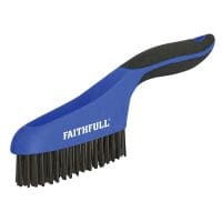 Scratch Brush Soft Grip 4 x 16 Row Steel