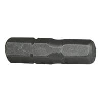 Hex S2 Grade Steel Screwdriver Bits 5 x 25mm (Pack 3)