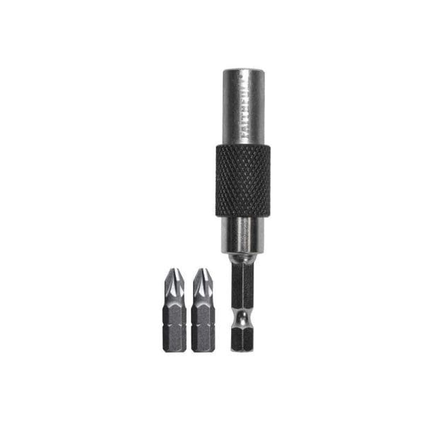 15º Flexi Bit Holder 75mm and PZ2(x2) Bits