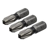 Pozi Impact Screwdriver Bits PZ3 x 25mm (Pack 3)