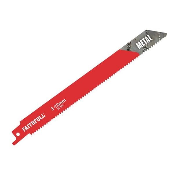 S1118BF Sabre Saw Blade Metal 200mm 10 TPI (Pack of 5)