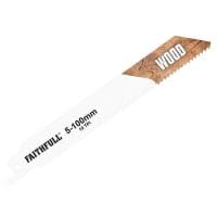S811H Sabre Saw Blade Wood 150mm 10 TPI (Pack of 5)