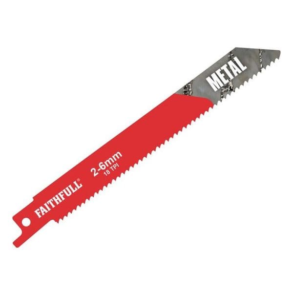 S918E Sabre Saw Blade Metal 150mm 18 TPI (Pack of 5)