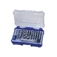 Screwdriver Bit and Socket Set, 42 Piece