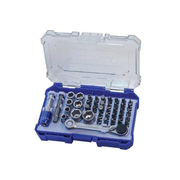Screwdriver Bit and Socket Set, 42 Piece