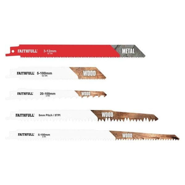 Sabre Saw Blade Set, 15 Piece