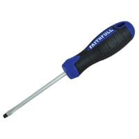 Soft Grip Screwdriver Flared Slotted Tip 4.0 x 75mm
