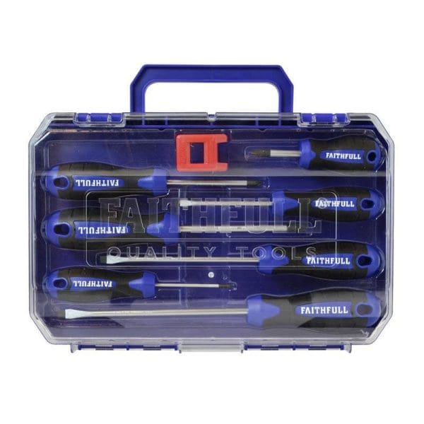 Soft Grip Screwdriver Set, 8 Piece
