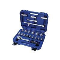 Socket Set of 22 Metric 1/2in Drive